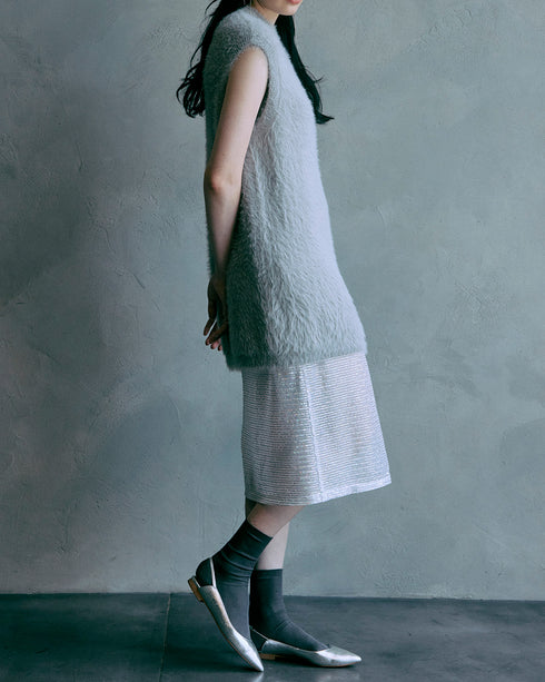 【10.9 InstaLIVE Pickup】フェザーヤーンボリュームジレ