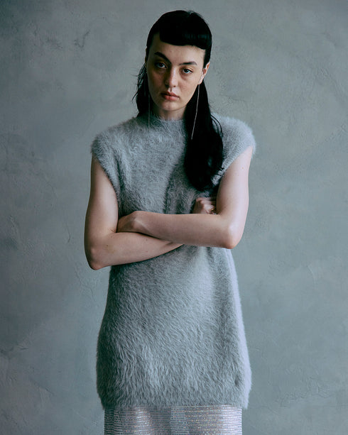 【10.9 InstaLIVE Pickup】フェザーヤーンボリュームジレ