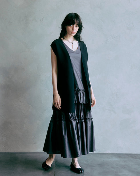 フレンチスリーブ・ニットジレ