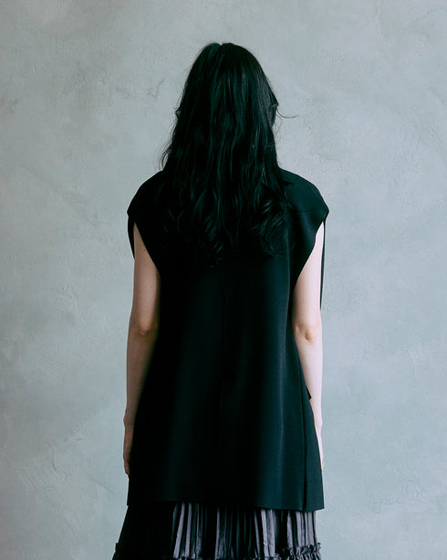 フレンチスリーブ・ニットジレ