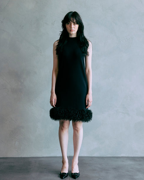 ファートリムニットワンピース