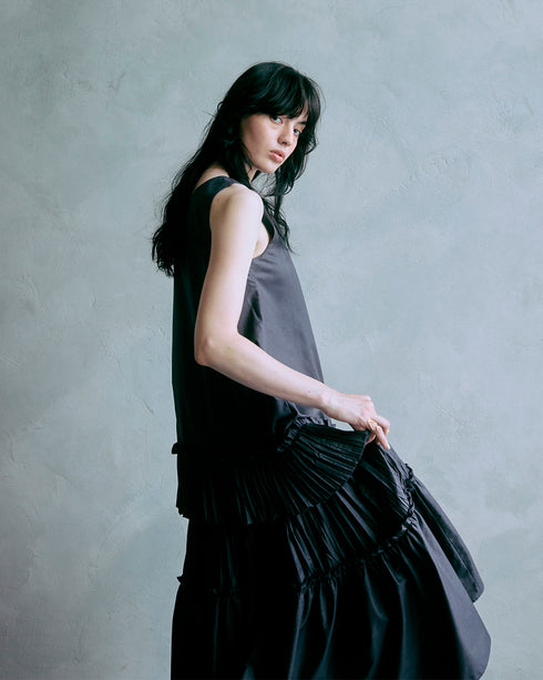 【10.9 InstaLIVE Pickup】2wayソフトプリーツティアードドレス