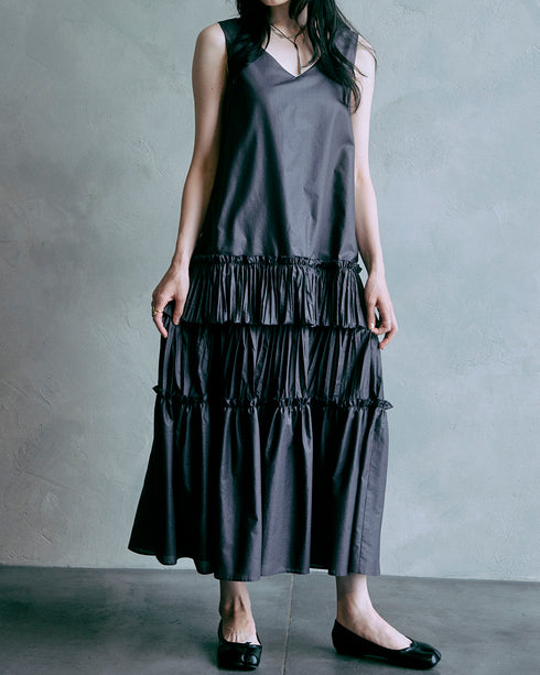 【10.9 InstaLIVE Pickup】2wayソフトプリーツティアードドレス