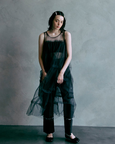 【2025.11 NEW IN】 ソフトチュールバブルドレス