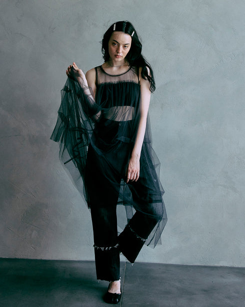 【2025.11 NEW IN】 ソフトチュールバブルドレス