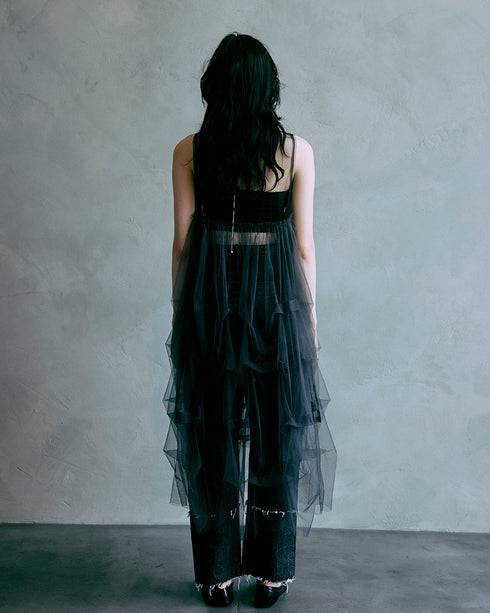 【2025.11 NEW IN】 ソフトチュールバブルドレス