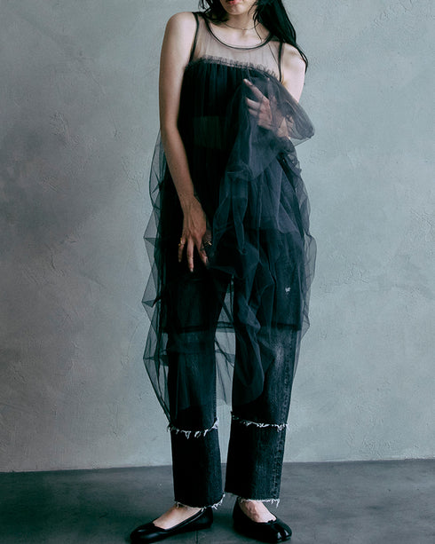 【2025.11 NEW IN】 ソフトチュールバブルドレス