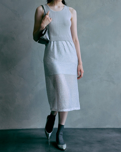 【10.9 InstaLIVE Pickup】ニットコンビ・スパンコールドレス