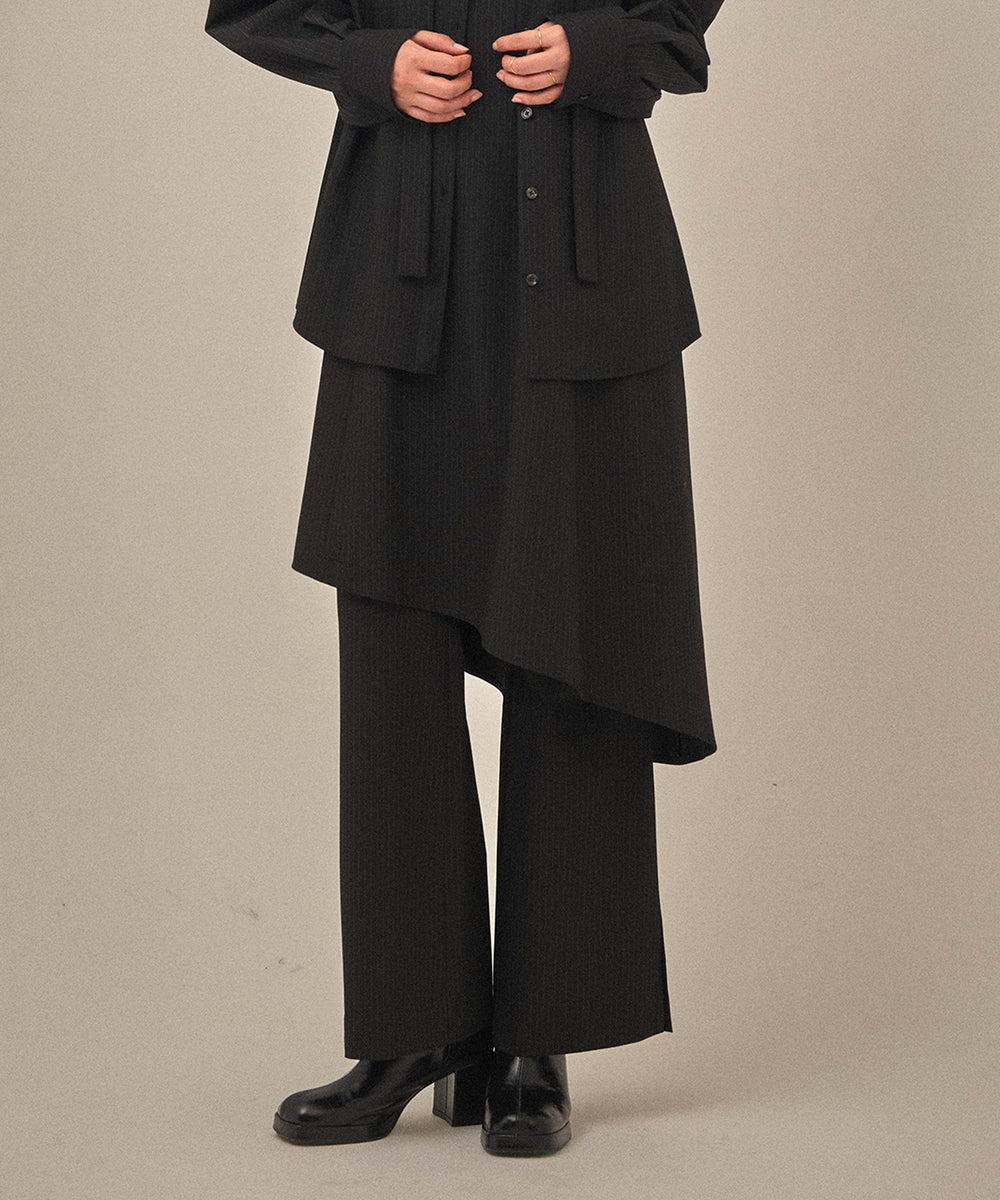 12.8 InstaLIVE Pickup】ピンストライプ フレアパンツ