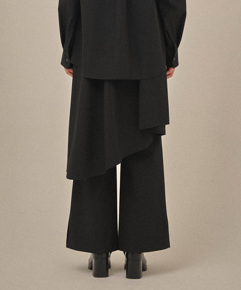 【12.8 InstaLIVE Pickup】ピンストライプ フレアパンツ