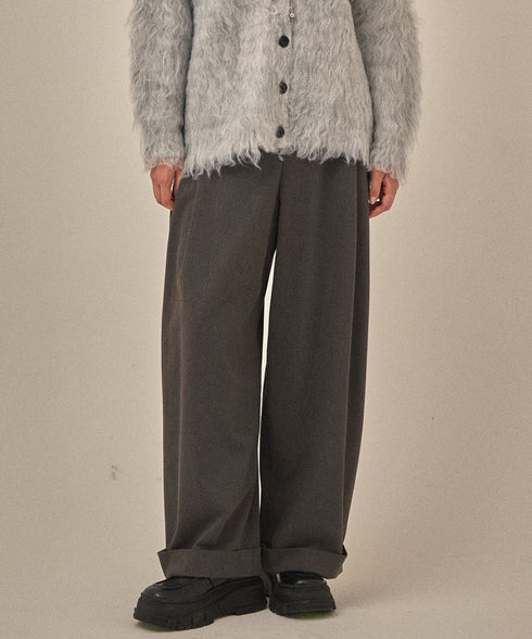 【2025.11 NEW IN】ロールドワイドトラウザーズ