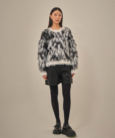 【11.7 InstaLIVE Pickup】フェイクレザータックショートパンツ