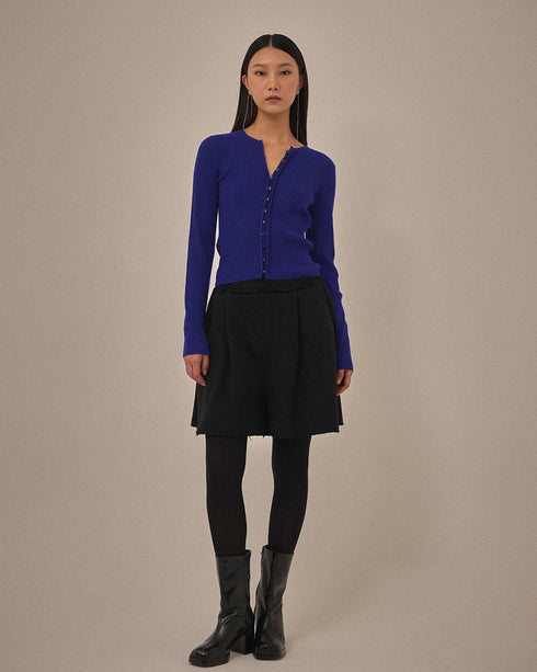 【2025.12 NEW IN】裏起毛裏毛フレアショーパン