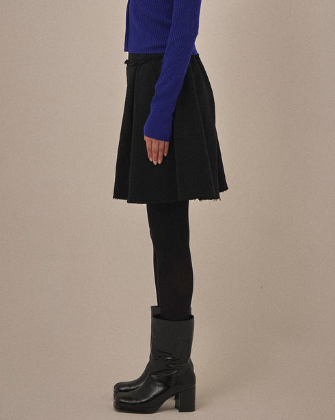 【2025.12 NEW IN】裏起毛裏毛フレアショーパン