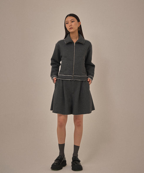 【2025.12 NEW IN】裏起毛裏毛フレアショーパン