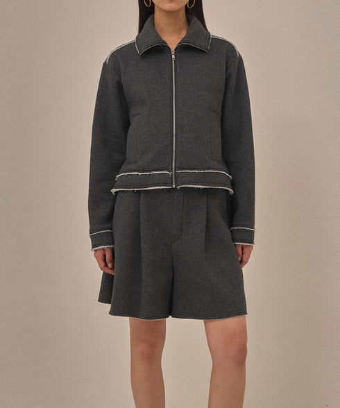 【2025.12 NEW IN】裏起毛裏毛フレアショーパン