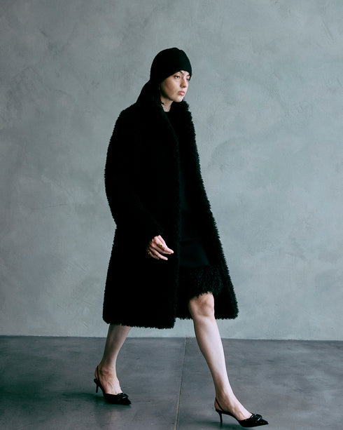 【2025.11 NEW IN】チベットラムフェイクファーコート