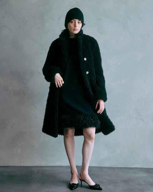 【2025.11 NEW IN】チベットラムフェイクファーコート