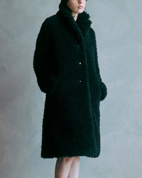 【2025.11 NEW IN】チベットラムフェイクファーコート