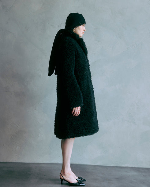 【2025.11 NEW IN】チベットラムフェイクファーコート