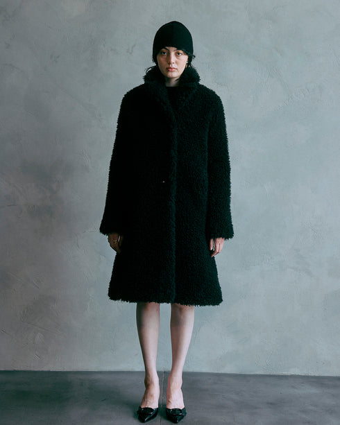 【2025.11 NEW IN】チベットラムフェイクファーコート