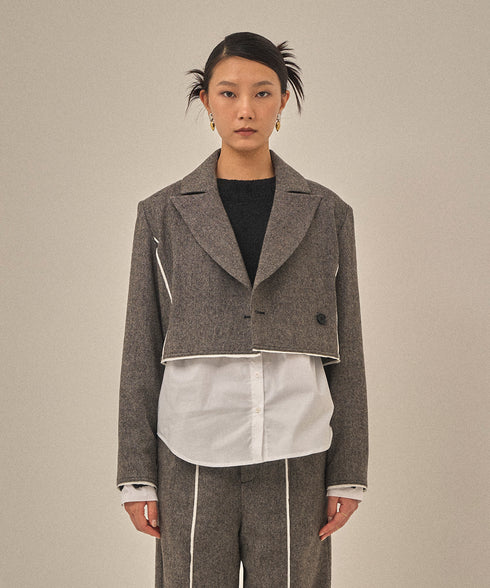 【2025.12 NEW IN】レイヤードヘム ニットトップ