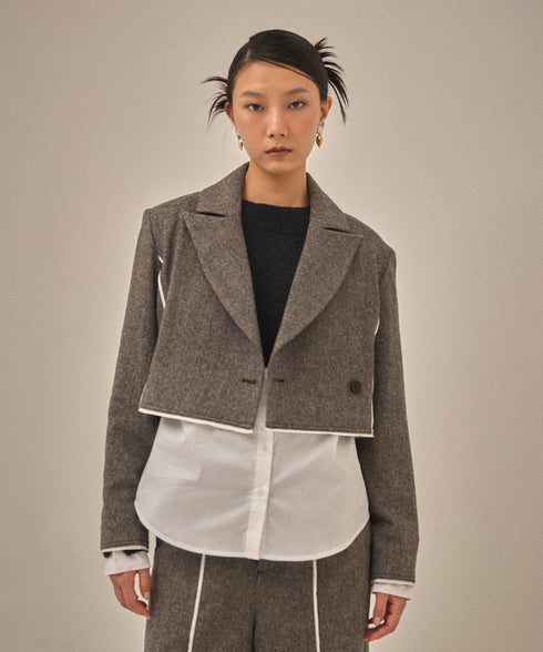 【2025.12 NEW IN】レイヤードヘム ニットトップ