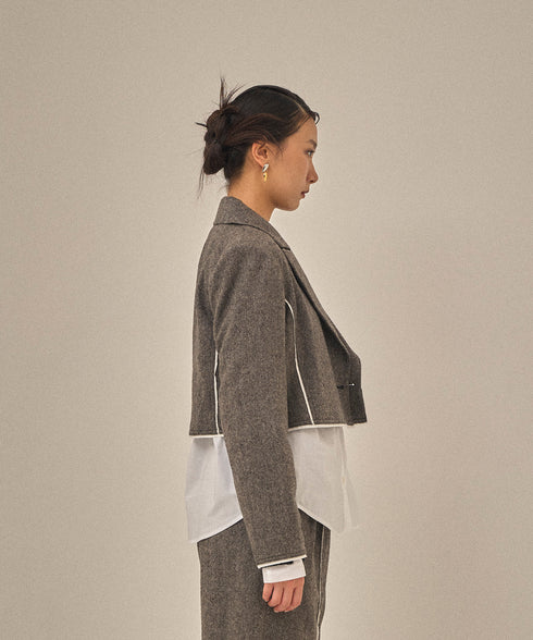 【2025.12 NEW IN】レイヤードヘム ニットトップ