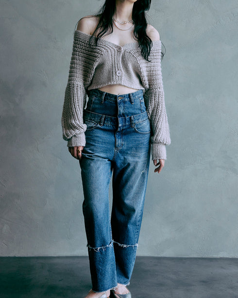 【2025.11 NEW IN】バルキーハンドニットカーデ