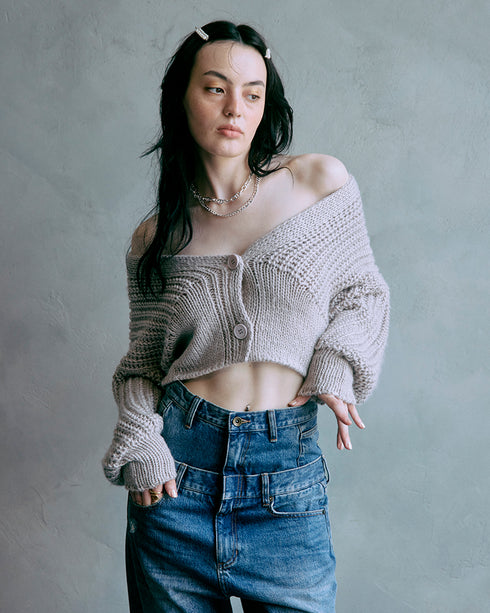 【2025.11 NEW IN】バルキーハンドニットカーデ