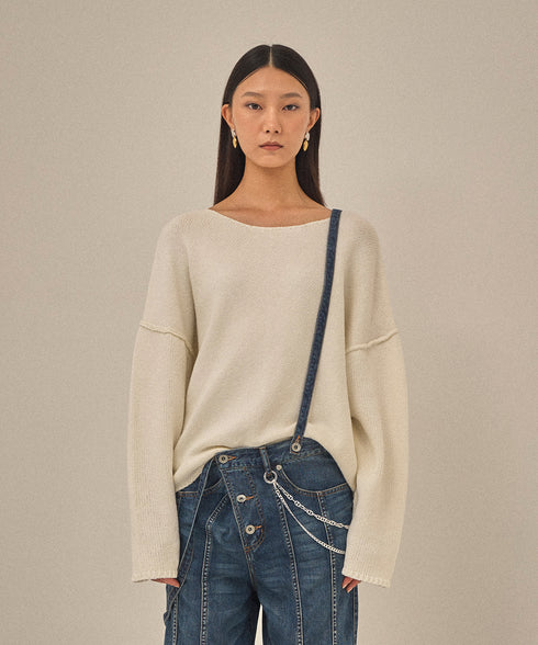 【2025.12 NEW IN】オフボディ・バイアスニット