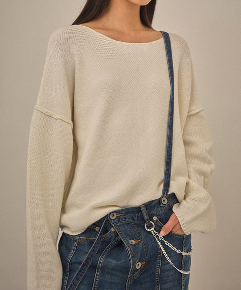 【2025.12 NEW IN】オフボディ・バイアスニット