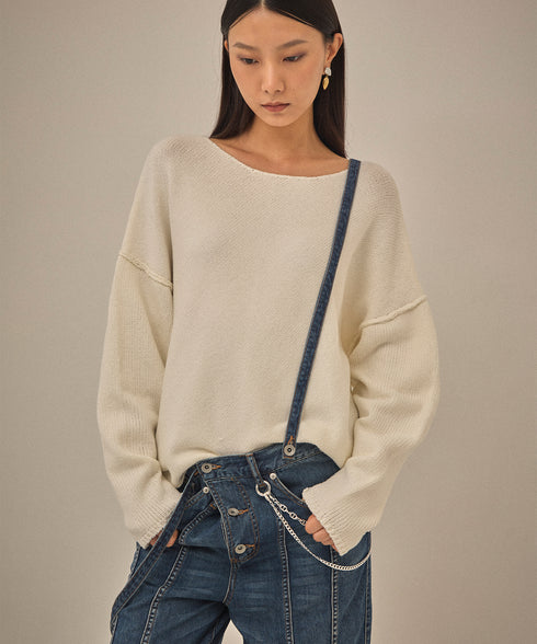 【2025.12 NEW IN】オフボディ・バイアスニット