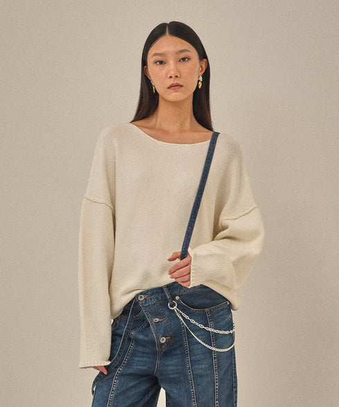 【2025.12 NEW IN】オフボディ・バイアスニット