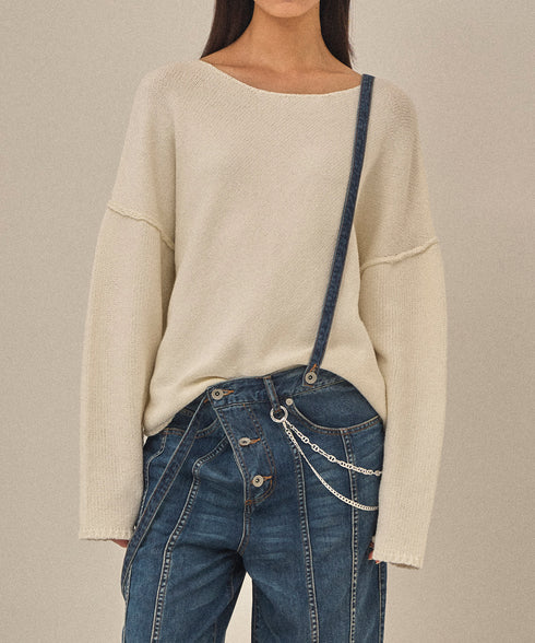 【2025.12 NEW IN】オフボディ・バイアスニット