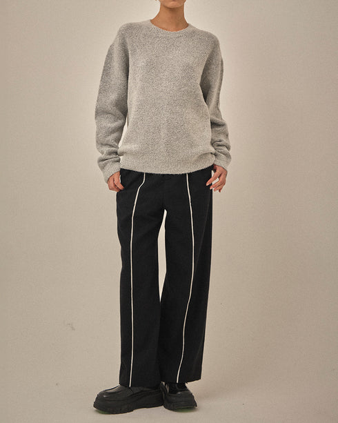 【2025.12 NEW IN】メランジタッチ ニットトップ