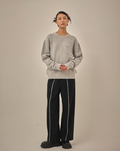 【2025.12 NEW IN】メランジタッチ ニットトップ