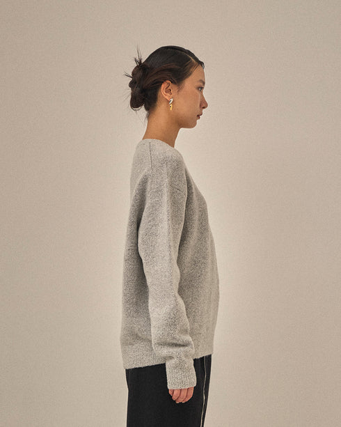 【2025.12 NEW IN】メランジタッチ ニットトップ