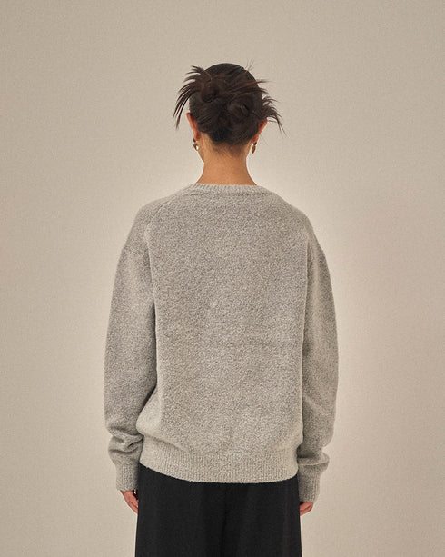 【2025.12 NEW IN】メランジタッチ ニットトップ