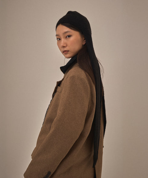 ソフトモヘアビーニー