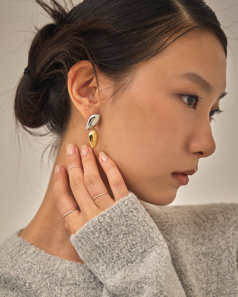 サージカルステンレスティアドロップピアス