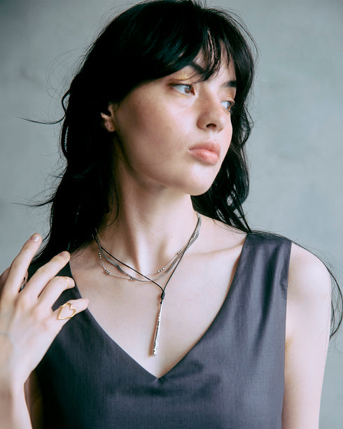 【2025.11 NEW IN】レザースティックネックレス