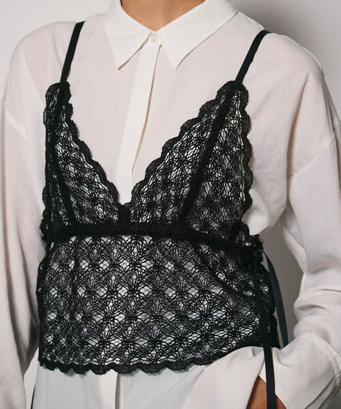 シアーレースキャミソール