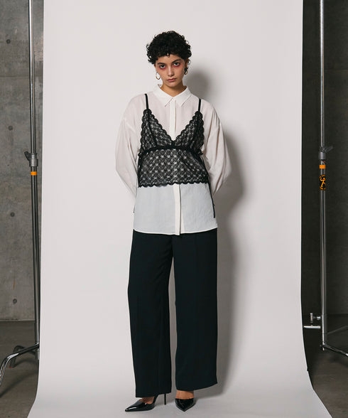 シアーレースキャミソール