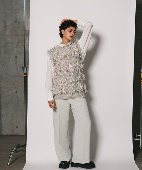 サマーヤーンフリンジベスト