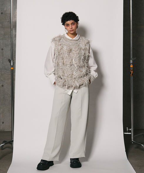 サマーヤーンフリンジベスト