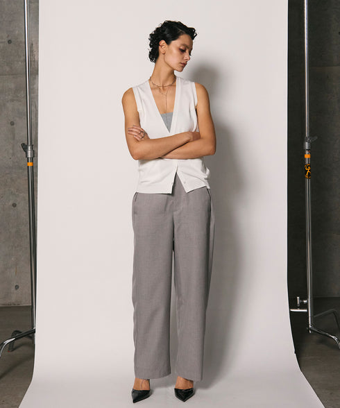 アメリカンスリーブニットジレ