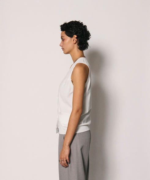 アメリカンスリーブニットジレ