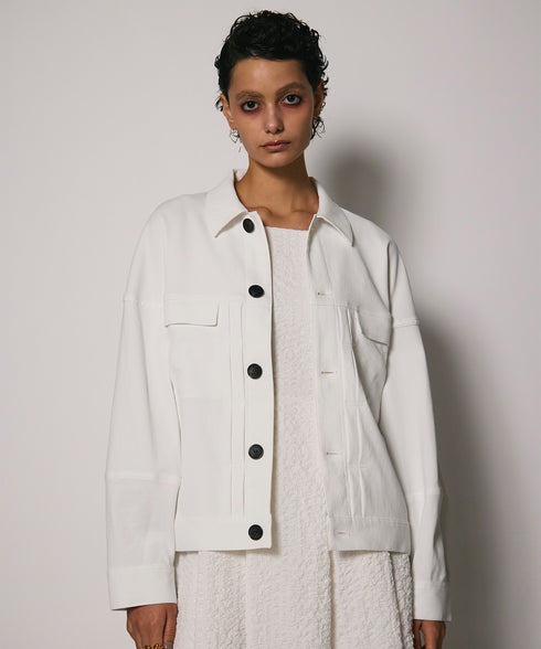 フォルムシャツジャケット(無地)