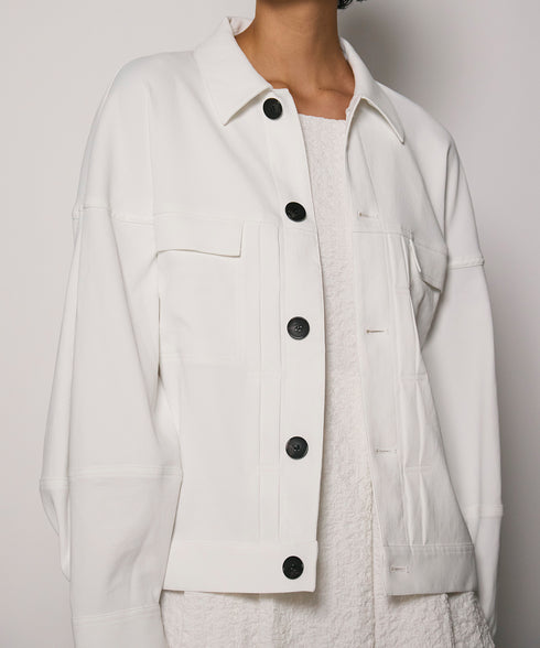 フォルムシャツジャケット(無地)